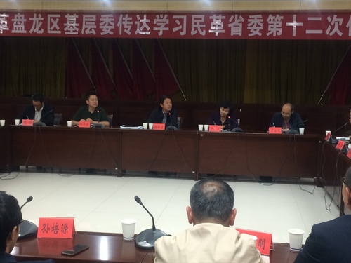 民革云南省委杨保建主委参加基层组织生活2