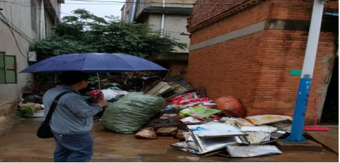 [简报]雨水，挡不住志愿者们创文督查的热情652