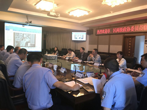 民进昆明市委到昆明市公安局交警支队进行调研