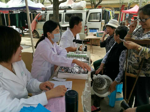 义诊现场