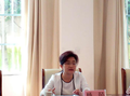 杨皕部长在座谈会上发言