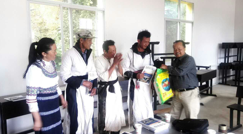 富民县委统战部、工商联联合党支部到款庄镇对方村委会李子沟党支部开展党日活动1
