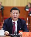 10月24日，中国共产党第十九次全国代表大会在北京人民大会堂胜利闭幕。习近平同志主持大会。
