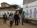 富民县委常委、统战部长李有科检查省级民族示范村项目建设