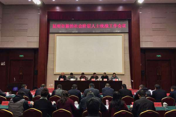 昆明市新的社会阶层人士统战工作会议