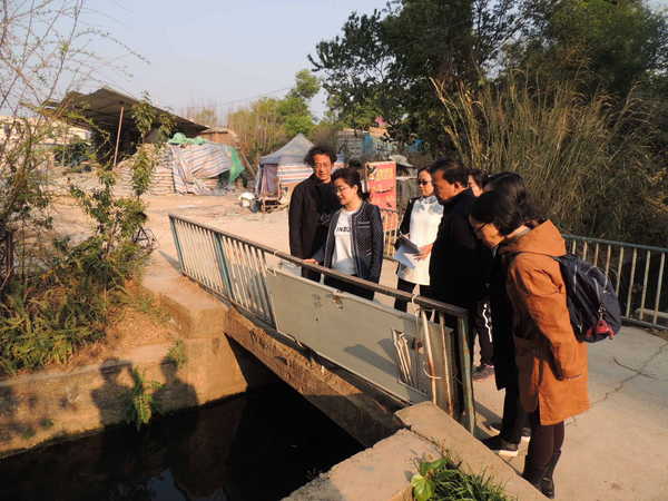 市委常委、市委统战部部长杨皕率队对金家河、正大河河长制落实情况