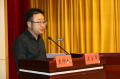 新当选民建盘龙区基层委员会主委蔡永霓作表态发言