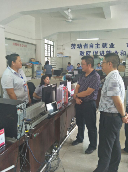 民主监督组成员先后到区属各单位
