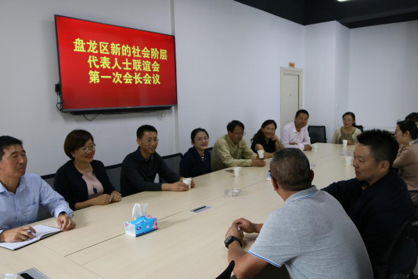 盘龙区新的社会阶层代表人士联谊会召开第一次会长会议