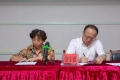 与社各基层组织签订目标责任书。