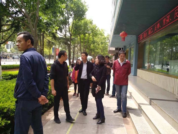 区创文督察第十组检查西苑街道 (2)