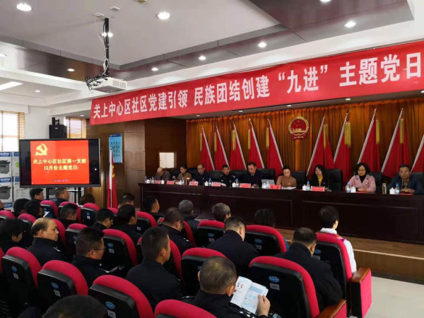 “党建引领助推民族团结进步”的“主题党日”活动