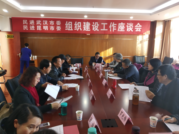 武汉民进市委会到昆明市委会开展基层组织建设