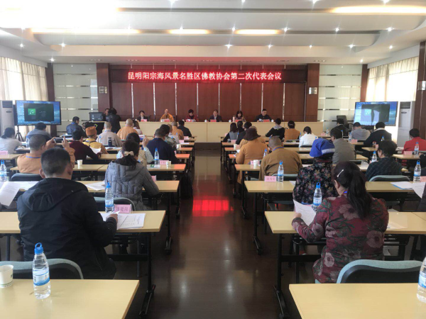 阳宗海风景名胜区佛教协会完成换届选举工作