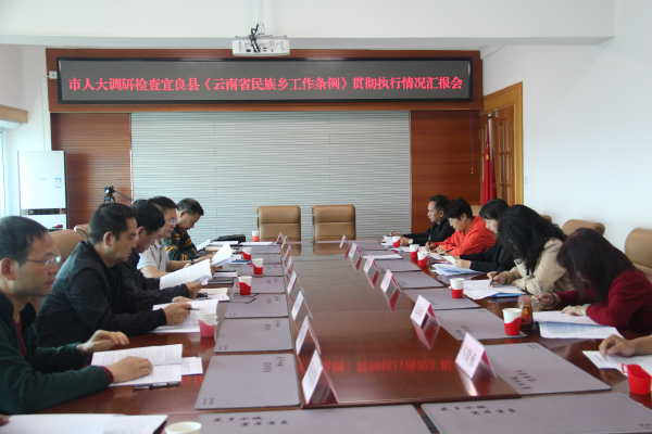 贯彻执行情况汇报会
