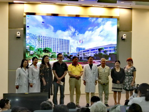 民进会员走进云南阜外医院参观学习活动