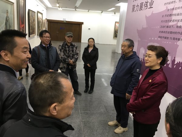 创作展现场