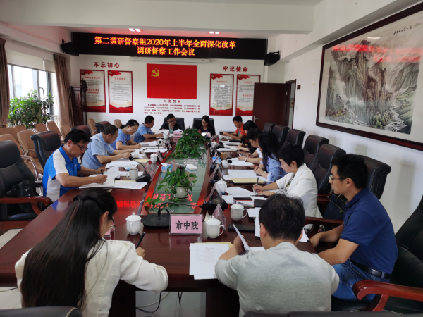 民主法制领域改革专项小组召开上半年调研督察会