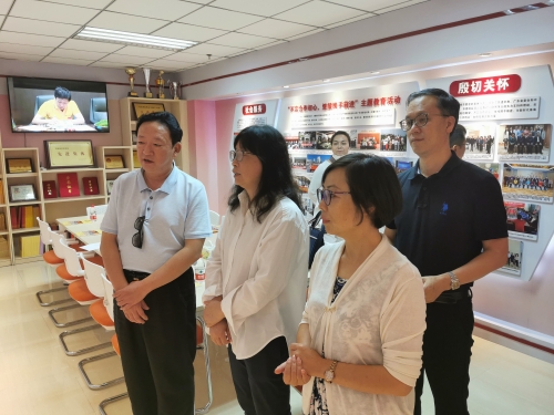 参观珠海民建机关建设