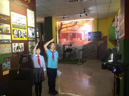 侨光小学校内开设南侨机工事迹展