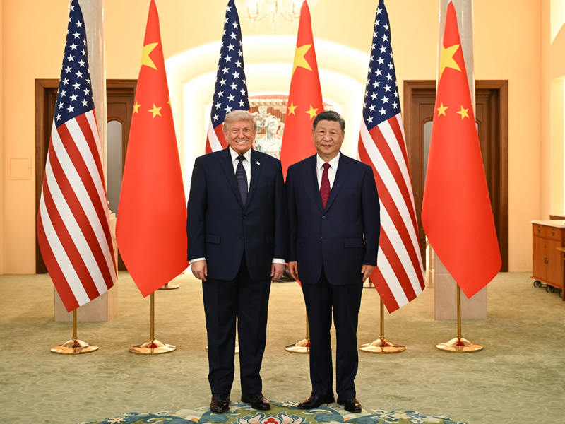 5月14日晚，国家主席习近平在北京人民大会堂举行宴会，欢迎美国总统特朗普访华。