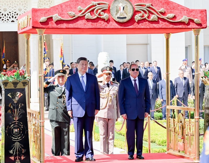 习近平同埃及总统塞西会谈1 习近平同埃及总统塞西会谈1