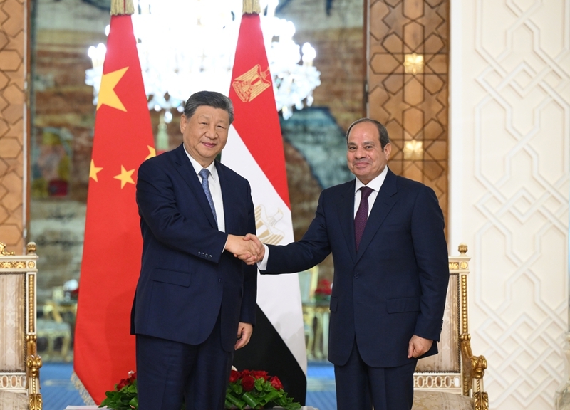 习近平同埃及总统塞西会谈3 习近平同埃及总统塞西会谈3
