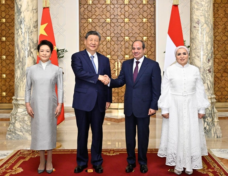 习近平同埃及总统塞西会谈1