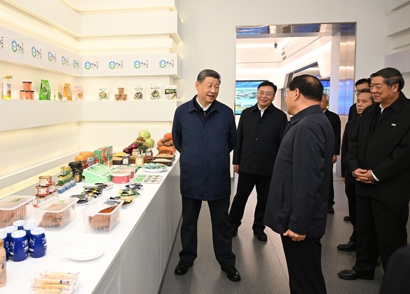 习近平在内蒙古乌兰察布考察7